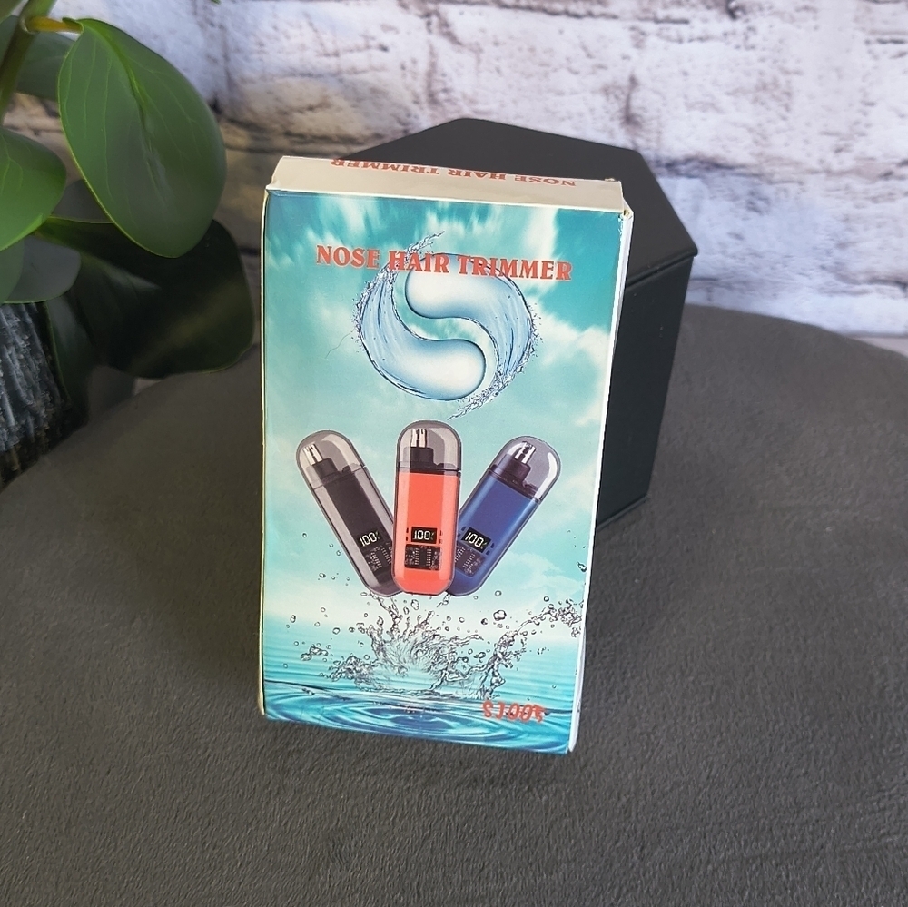 Rechargeable Digital Display Nose Hair Trimmer, USB